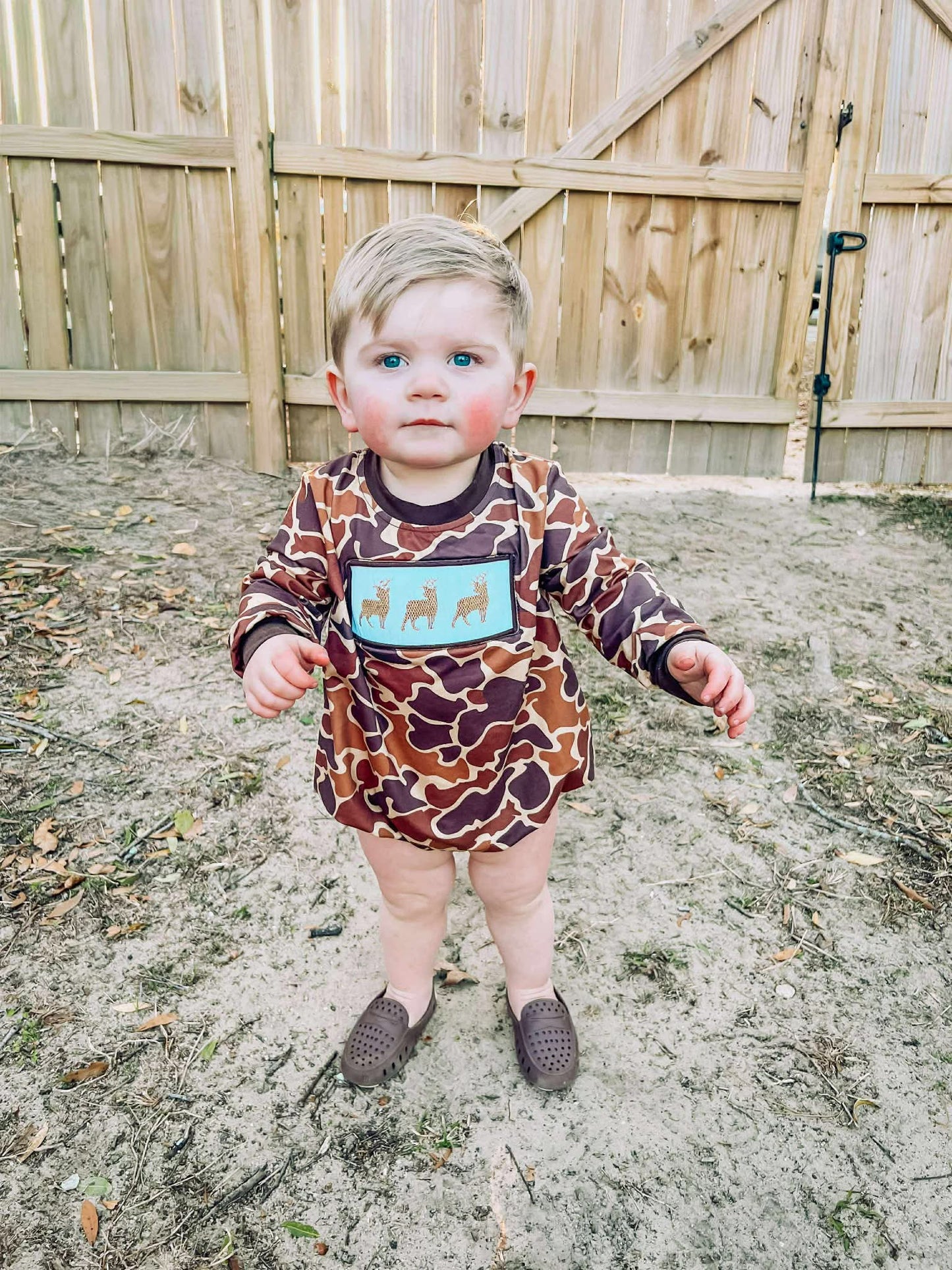 Retro Smock Deer Bubble