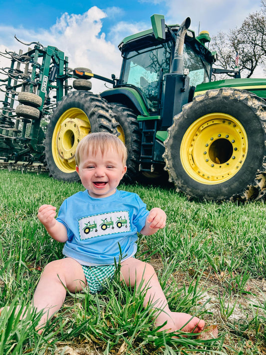 Tractor - Smocked SET