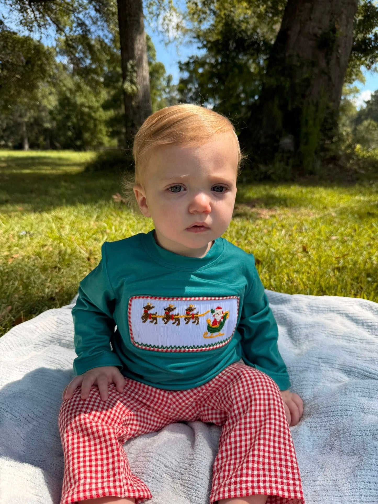 Christmas Smocked SET