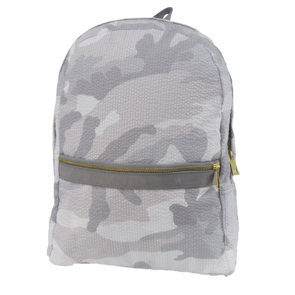 Oh Mint Seersucker Medium Backpack - Various Colors