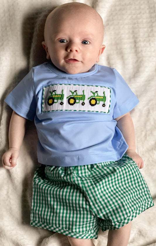 Tractor - Smocked SET