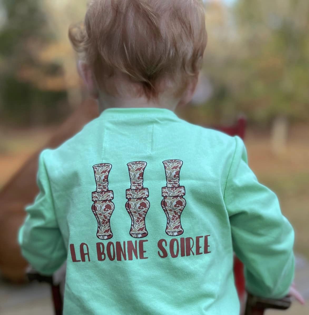 Mint Duck Call Trio Long Sleeve Shirt labonnesoireeboutique