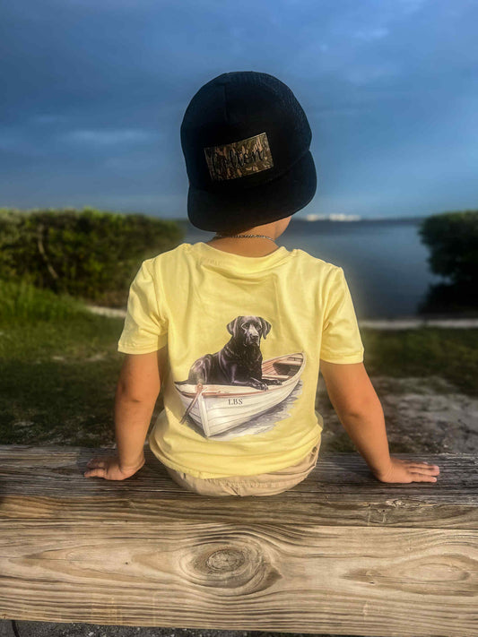 Black Lab Yellow Tee