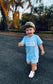 Blue Camo Mama's Boy Smocked SET
