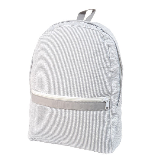 Oh Mint Seersucker Medium Backpack - Various Colors